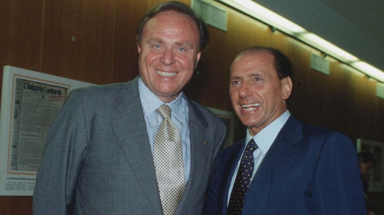 Da sinistra Ennio Doris e Silvio Berlusconi amici di lunga data e soci