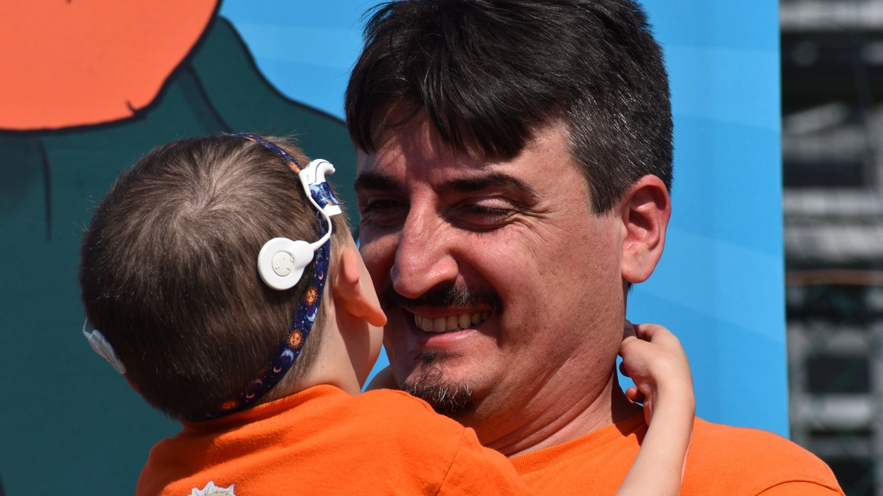 Gabry insieme al papà Cristiano Costanzo (foto di Roberto Pizzi) Gabry insieme al papà Cristiano Costanzo (foto di Roberto Pizzi)
