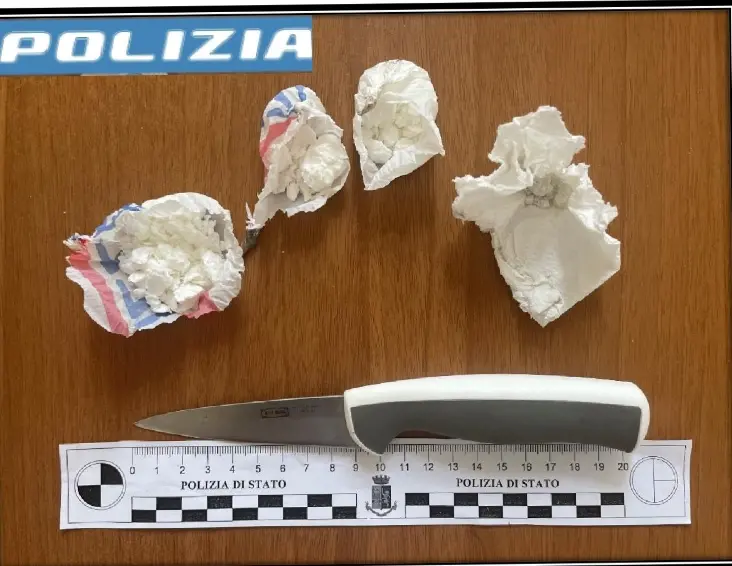 Lodi, cocaina nascosta tra gli attrezzi da lavoro e un coltello nel furgone: arrestato 50enne