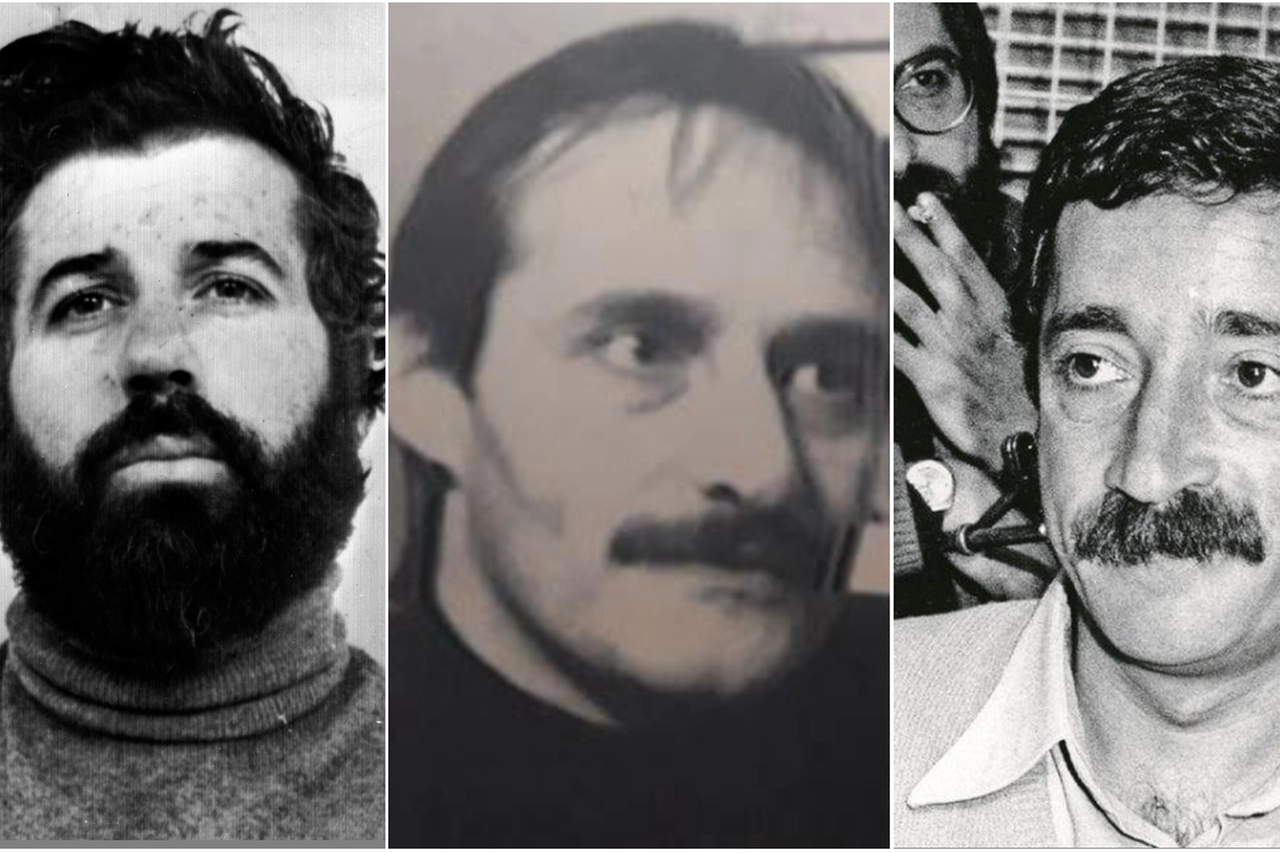 Renato Curcio, Lauro Azzolini e Mario Moretti accusati dell'omicidio del 1975 a Cascina Spiotta