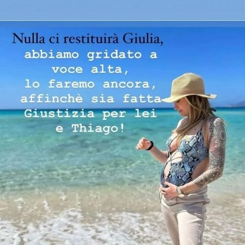 Franco Tramontano, papà di giulia, ha postato alcune fotografie della figlia sul suo profilo Instagram