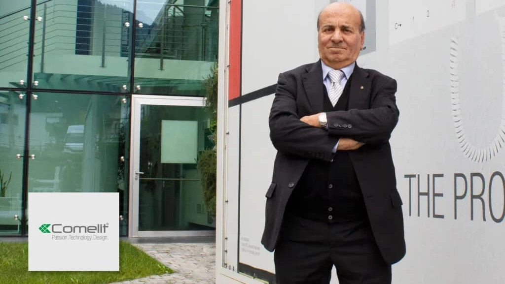 Gianni Lazzari, uno dei fondatori di Comelit, gruppo internazionale specializzato in citofonia e videocitofonia (Foto Facebook Comelit Lazio) Gianni Lazzari, uno dei fondatori di Comelit, gruppo internazionale specializzato in citofonia e videocitofonia (Foto Facebook Comelit Lazio)