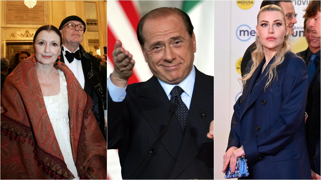 Da sinistra, Carla Fracci, il Cavaliere e Barbara Berlusconi Da sinistra, Carla Fracci, il Cavaliere e Barbara Berlusconi