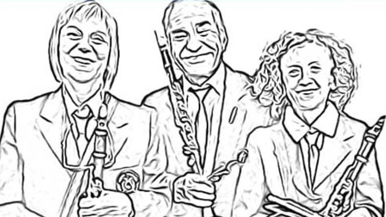 I componenti della banda, fumetti da colorare