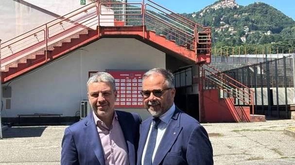 Il patron Antonio Rosati e il presidente Paolo Girardi Il patron Antonio Rosati e il presidente Paolo Girardi
