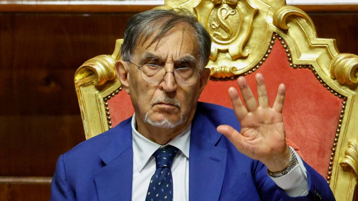 Il presidente del Senato e dirigente di Fratelli d’Italia Ignazio La Russa