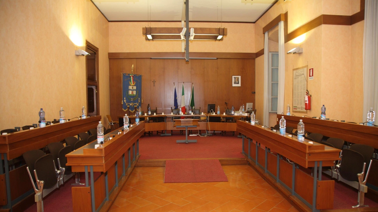 L’aula del Consiglio Comunale di Cernusco