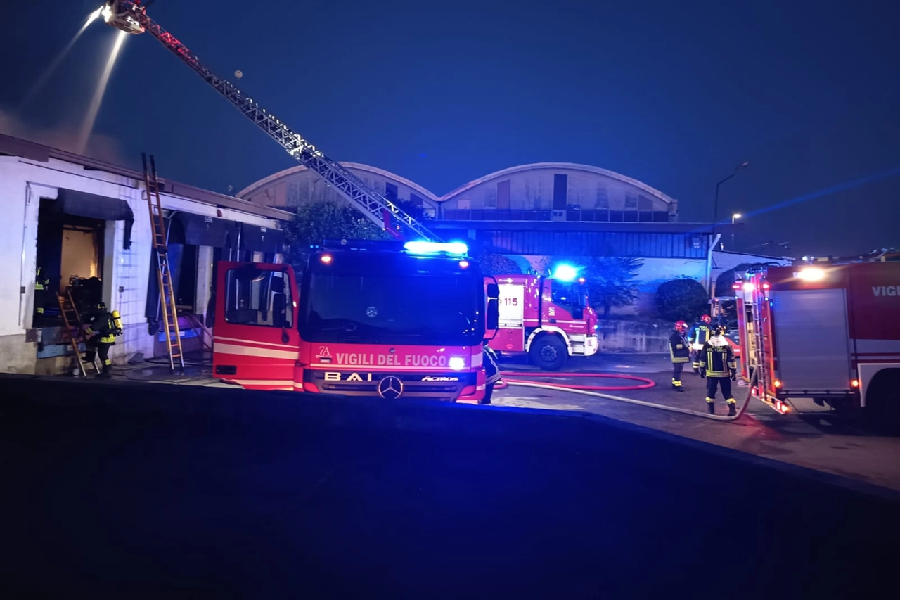 L'intervento è proseguito fino in serata