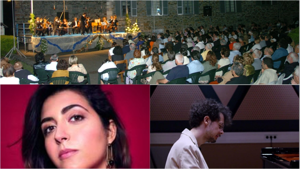 In basso da sinistra la pianista italo-tedesca Sophie Ricci e il pianista turco Can Cakmur In basso da sinistra la pianista italo-tedesca Sophie Ricci e il pianista turco Can Cakmur