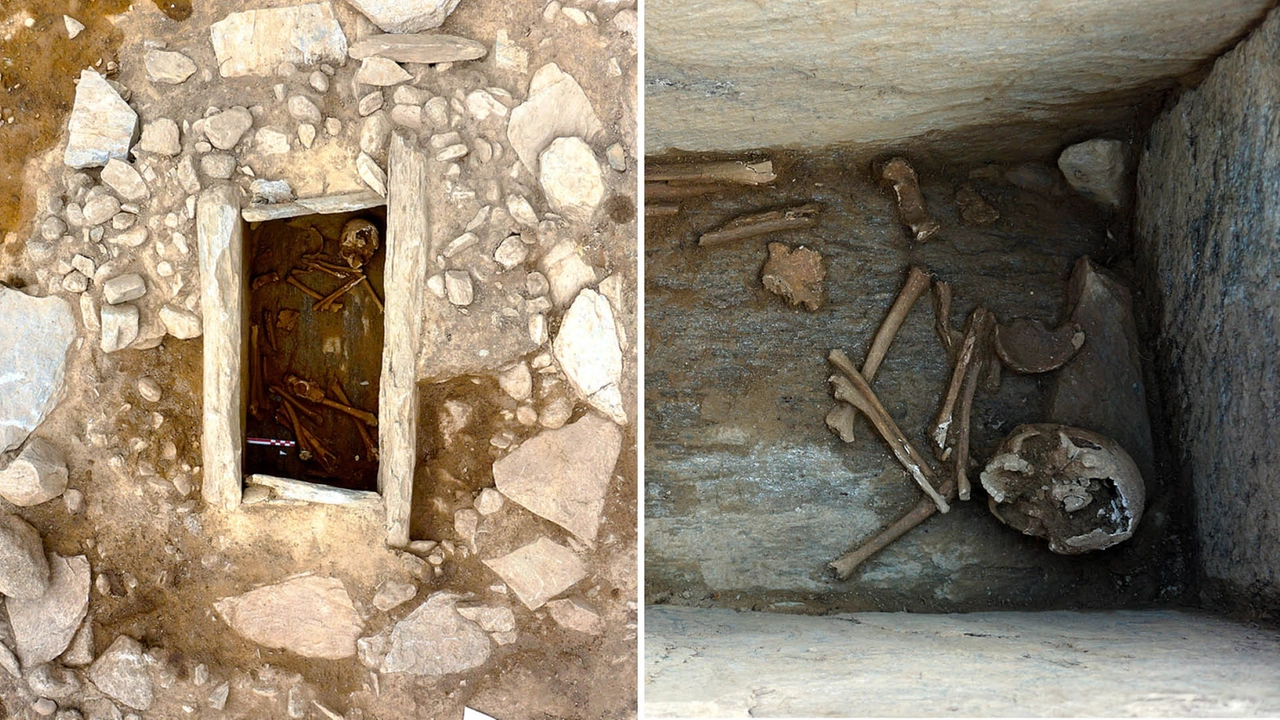Il rinvenimento è stato effettuato durante gli scavi per la costruzione della palestra delle elementari Il rinvenimento è stato effettuato durante gli scavi per la costruzione della palestra delle elementari