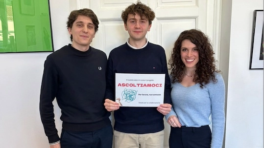Da sinistra: Claudio Colombo, Simone Pelucchi e Claudia Verganti Da sinistra: Claudio Colombo, Simone Pelucchi e Claudia Verganti