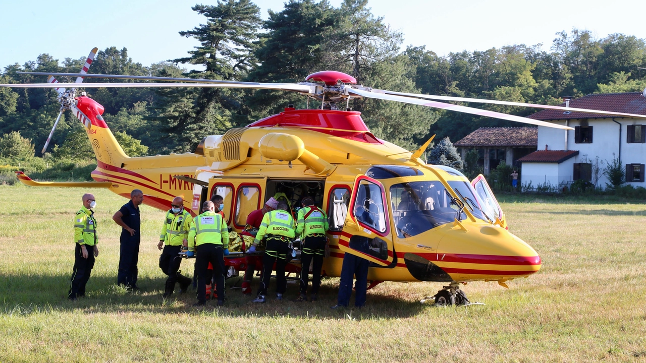 E' intervenuta l'eliambulanza (foto di repertorio) E' intervenuta l'eliambulanza (foto di repertorio)