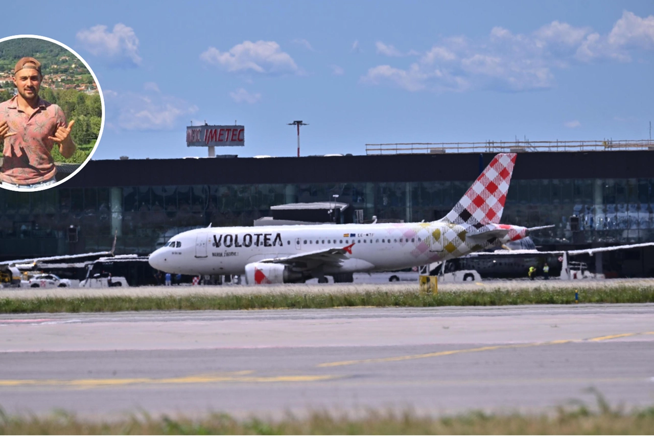 Andrea Russo morto all'aeroporto di Orio al Serio dopo essersi lasciato risucchiare dal motore di un aereo in partenza