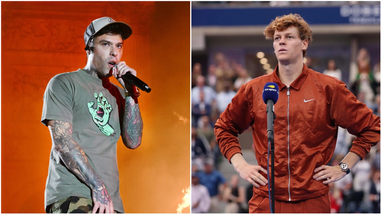 Fedez e Sinner in una foto 'combo'