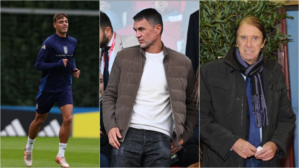 Tre generazioni nella storia del calcio italiano: Daniel, il papà Paolo e il nonno Cesare Maldini Tre generazioni nella storia del calcio italiano: Daniel, il papà Paolo e il nonno Cesare Maldini