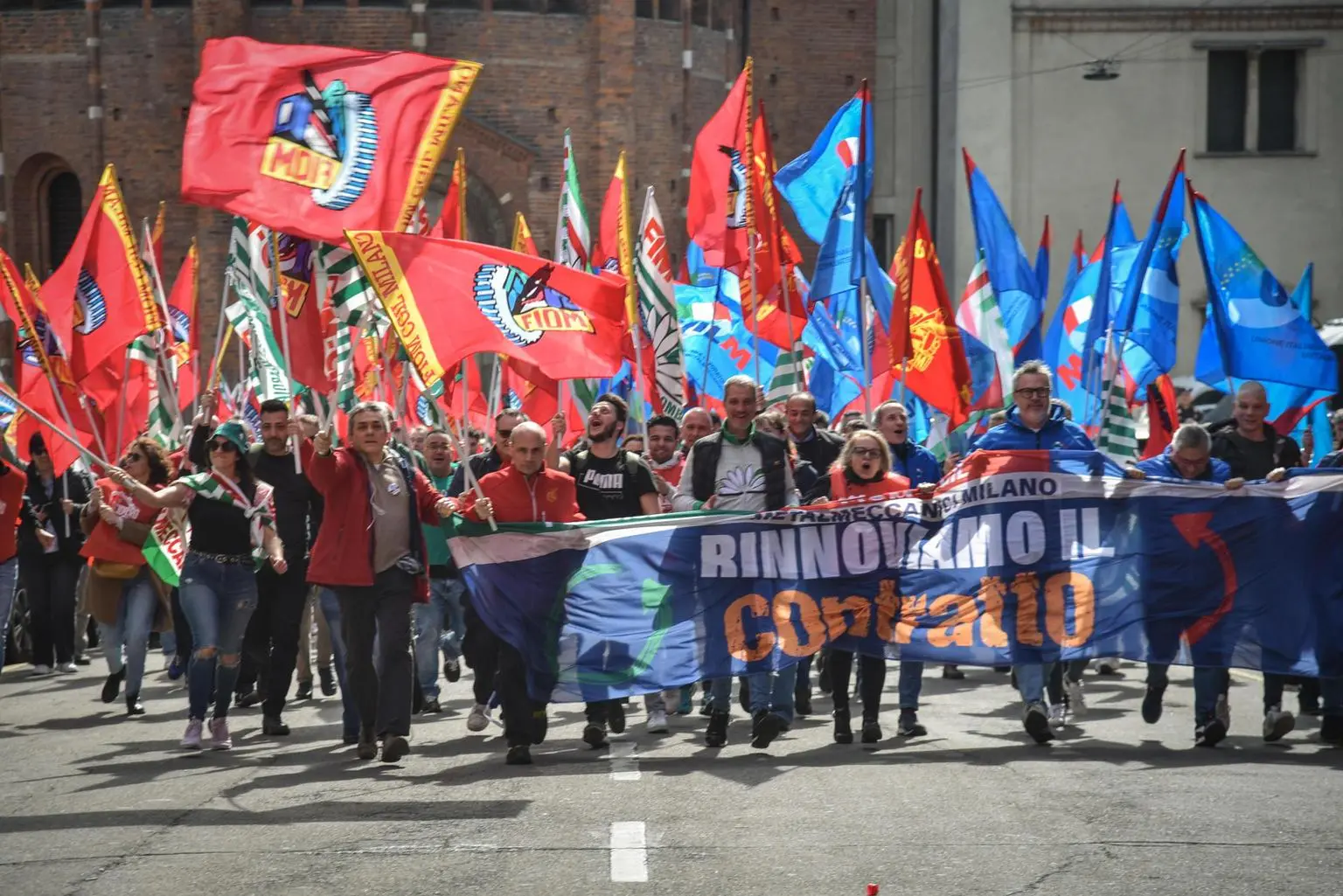 Sciopero nazionale metalmeccanici: a Bergamo la manifestazione lombarda