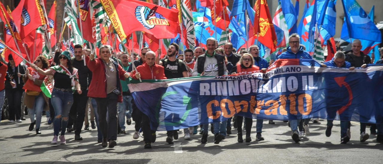 Sciopero nazionale metalmeccanici: a Bergamo la manifestazione lombarda