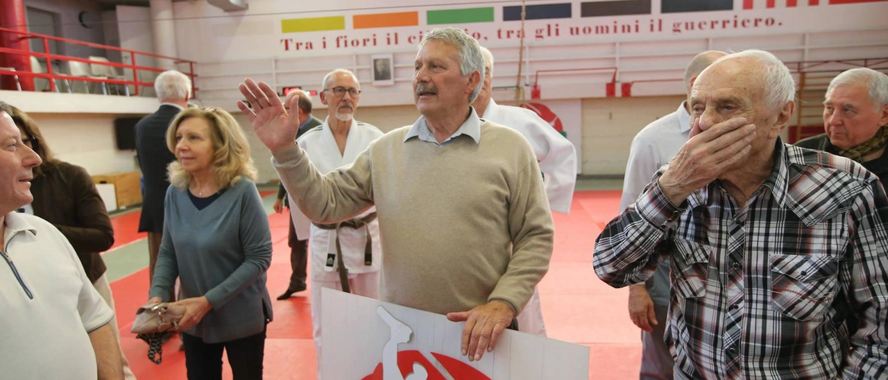 Libero Galimberti festeggia 80 anni con il Judo Club Ronin