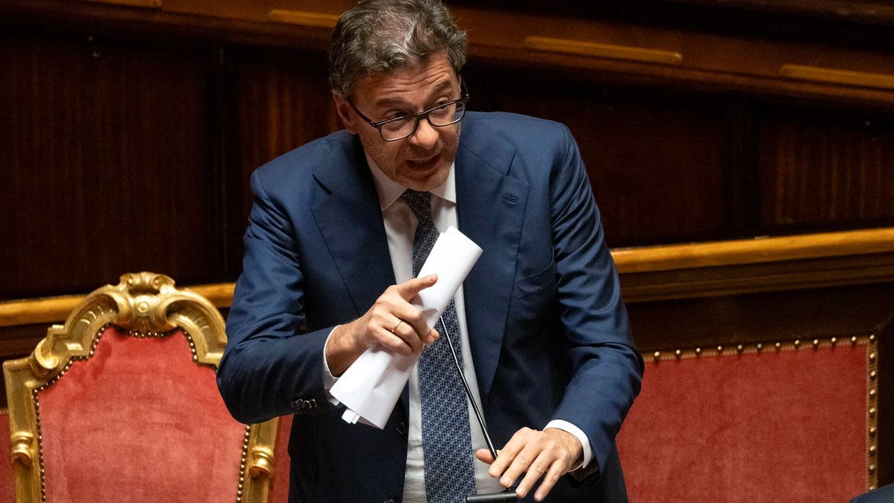 Il ministro dell’economia Giancarlo Giorgetti Il ministro dell’economia Giancarlo Giorgetti