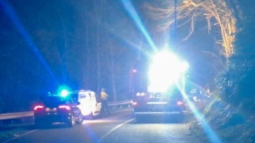 L'intervento dei carabinieri e dei soccorritori a Nembro L'intervento dei carabinieri e dei soccorritori a Nembro