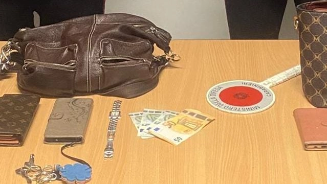 La refurtiva recuperata dai carabinieri