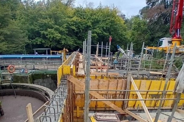 Lavori in corso per la dismissione dell'impianto di Imbersago