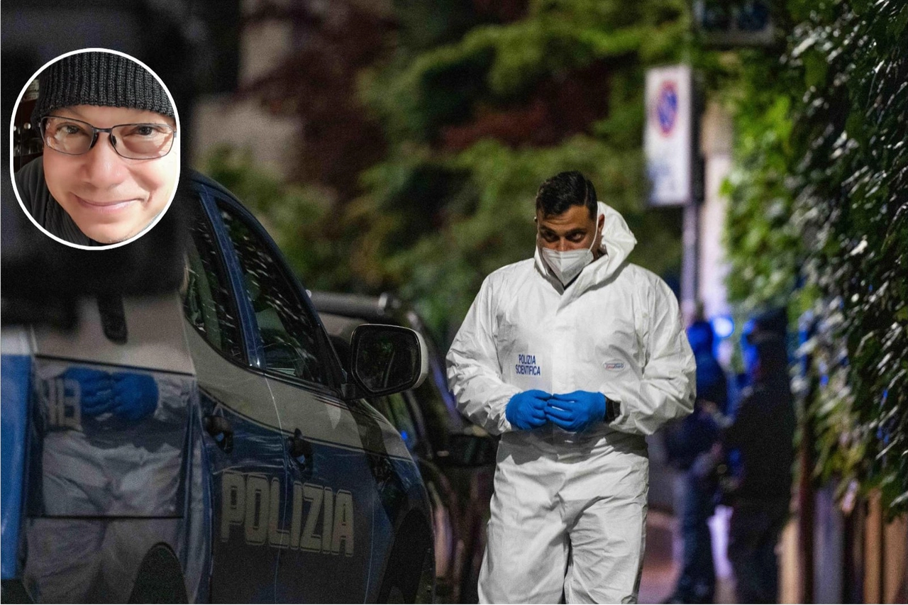 I rilievi della Scientifica dopo l'omicidio di Angelito Acob Mansansala a Milano