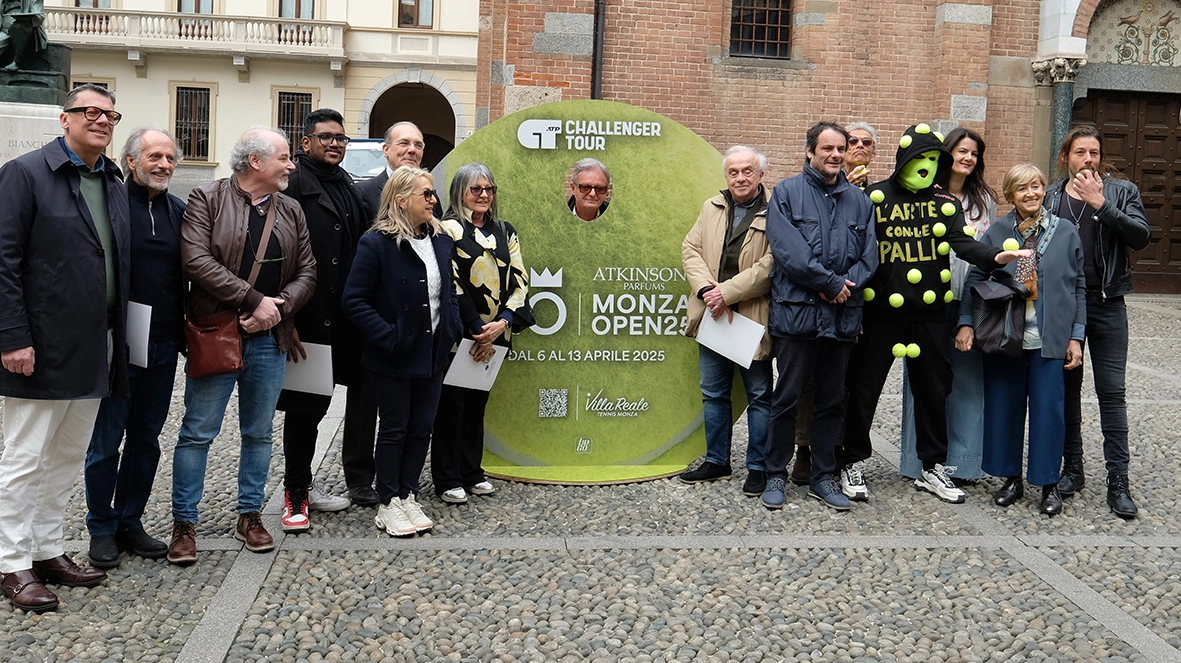 Presentata l’iniziativa “Royal tennis art”: la festa per l’Atp Challenger è cominciata