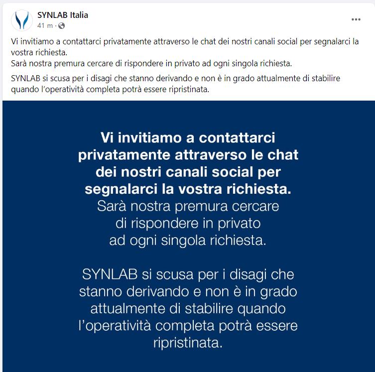 Attacco hacker a Synlab, colosso della sanità: sospese tutte le visite in Lombardia
