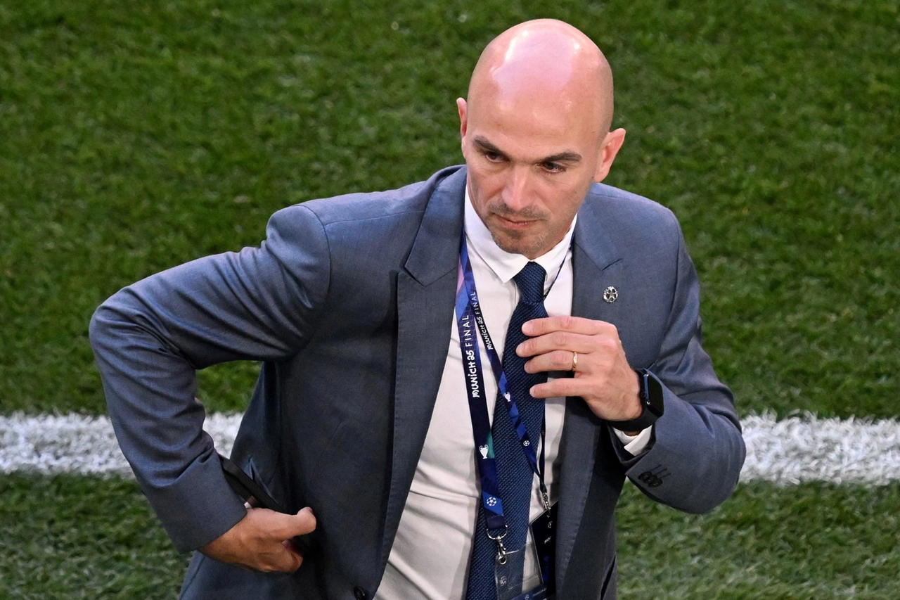 Esteban Cambiasso a Monaco di Baviera per la finale di Champions League