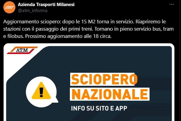 Atm, sciopero dei mezzi il 20 settembre: gli aggiornamenti(Frame X)