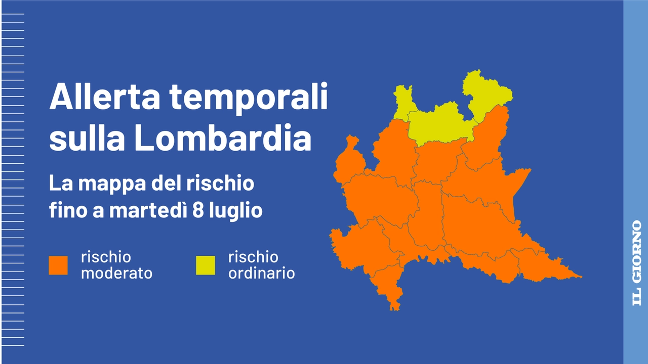 Grandine, raffiche di vento e temporali: scatta una nuova allerta per maltempo a Milano e in Lombardia