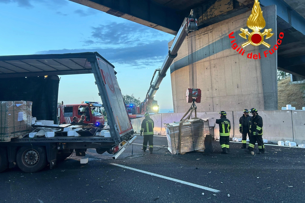 I mezzi sono stati scaricati prima del recupero 