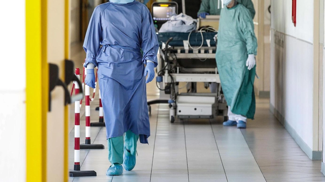 La corsia di un ospedale durante l’emergenza Coronavirus nel 2020 La corsia di un ospedale durante l’emergenza Coronavirus nel 2020