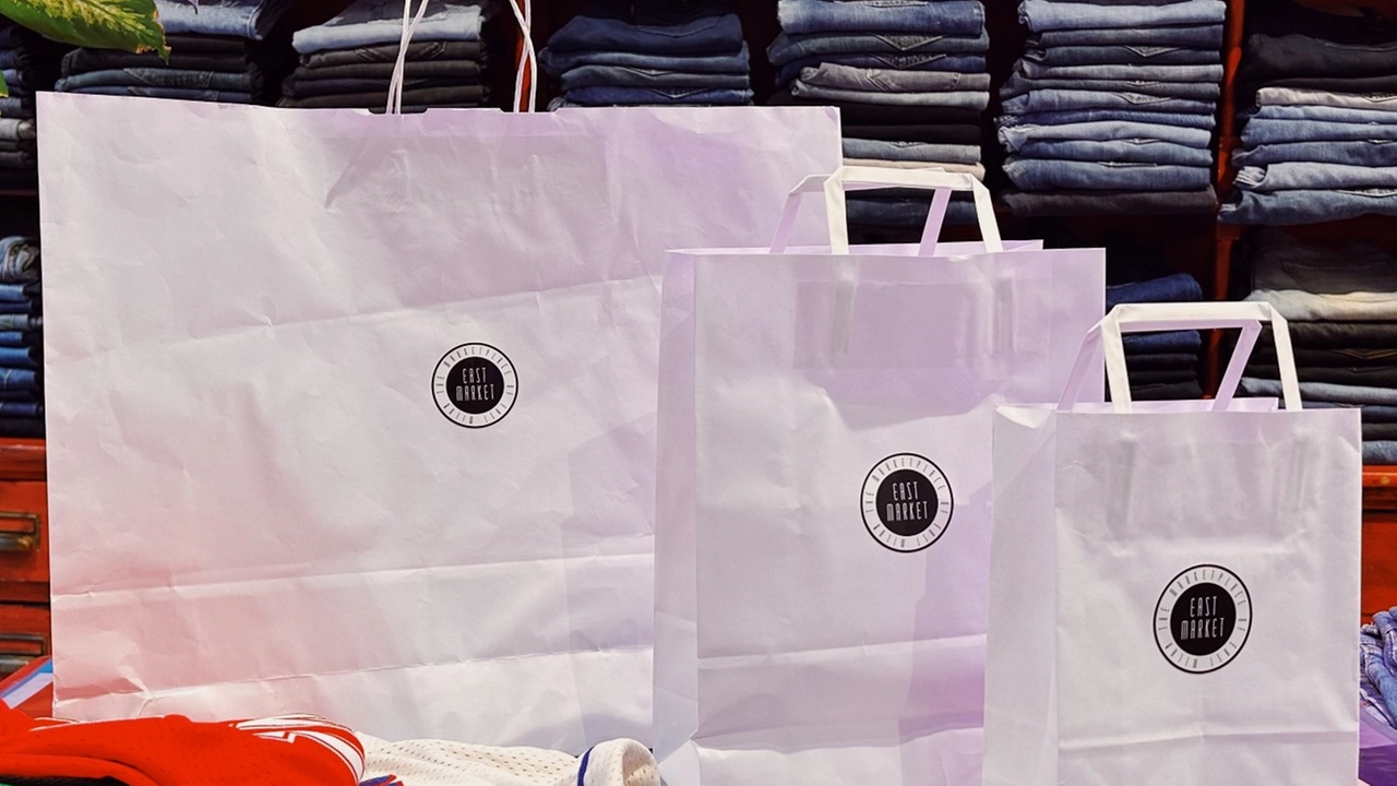 Il formato delle buste da riempire di acquisti: dal formato più piccolo (19 euro) al più grande (69 euro)