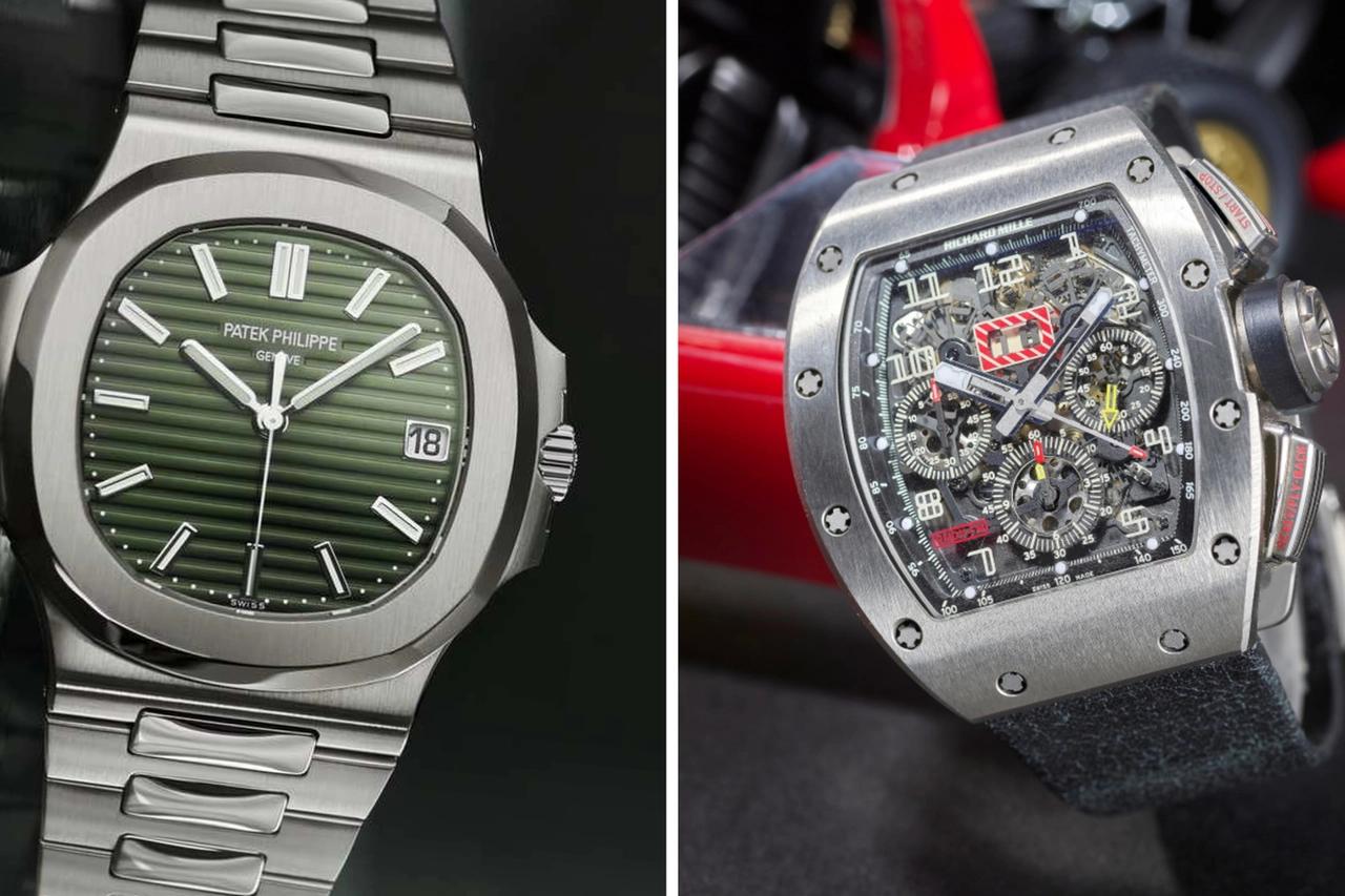 Un Patek Philippe e un Richard Mille con prezzi comparabili a quelli rapinati a Milano