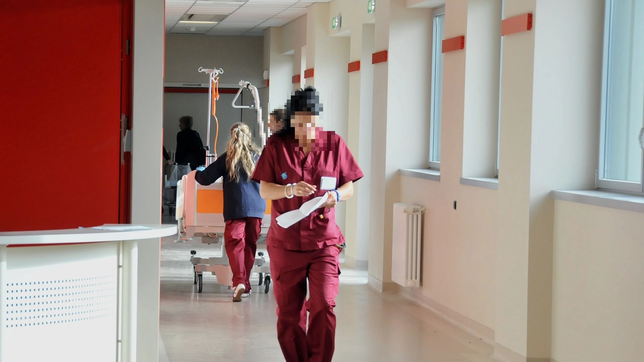 Una corsia d'ospedale