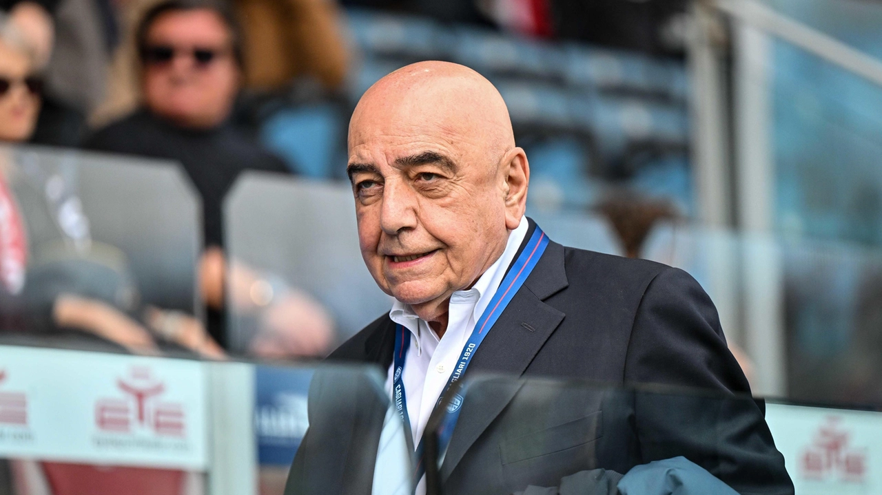 Adriano Galliani, vicepresidente e amministratore delegato del club biancorosso