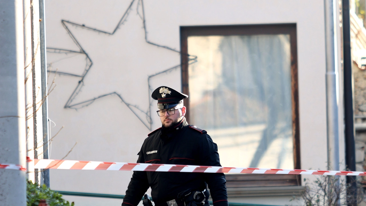 I rilievi nel posto in cui è morto Roberto Cominelli I rilievi nel posto in cui è morto Roberto Cominelli