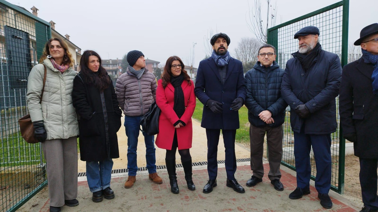 L'inaugurazione del parco di via Franana L'inaugurazione del parco di via Franana