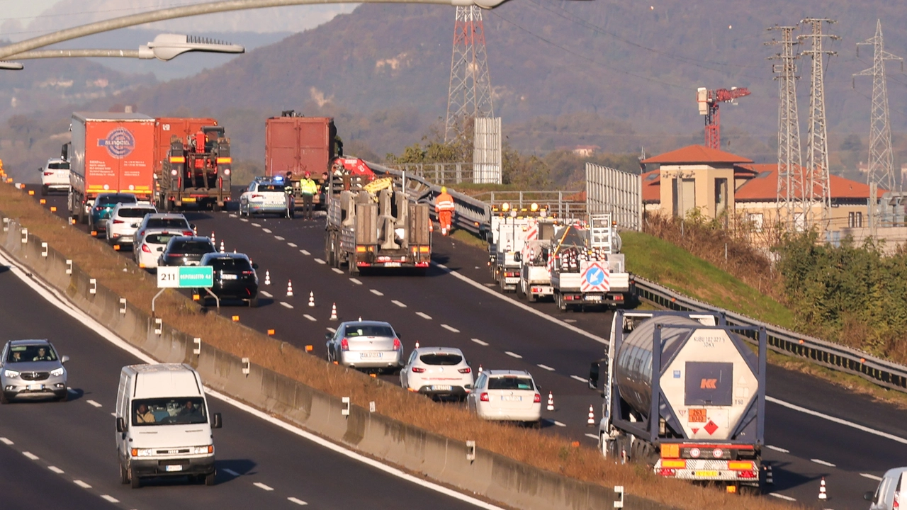 L'incidente mortale sull'autostrada A4 (Fotolive Filippo Venezia)