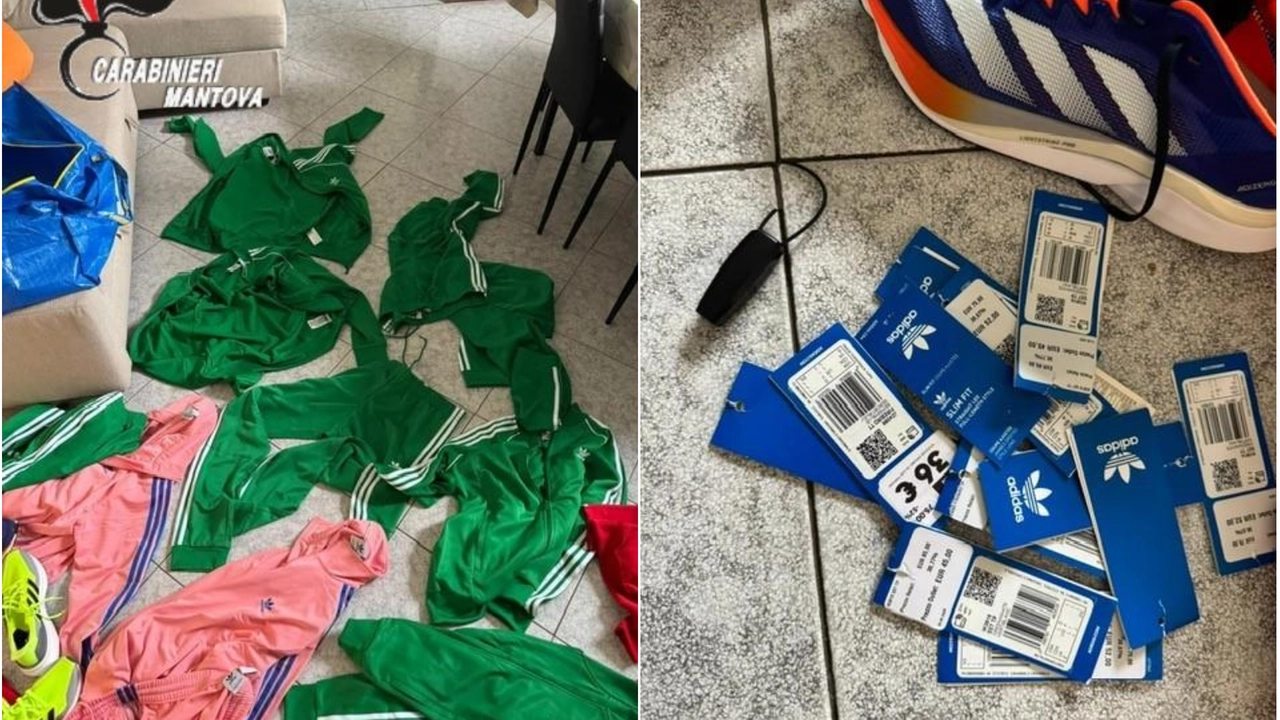 La refurtiva, restituita poi ai due negozi (foto dei carabinieri) La refurtiva, restituita poi ai due negozi (foto dei carabinieri)