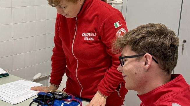 I volontari della Croce Rossa