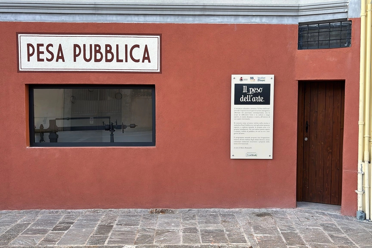 La pesa pubblica di Maleo diventata spazio espositivo permanente 