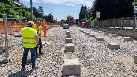 Il cantiere aperto per il raddoppio ferroviario Il cantiere aperto per il raddoppio ferroviario