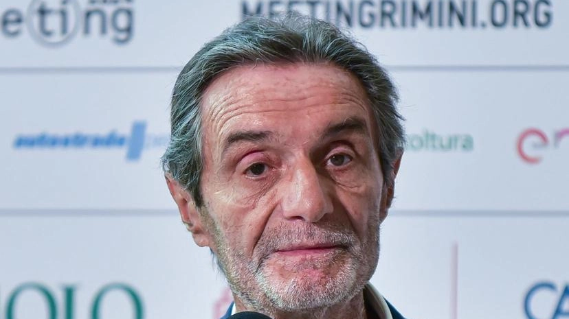 Il governatore Attilio Fontana Il governatore Attilio Fontana