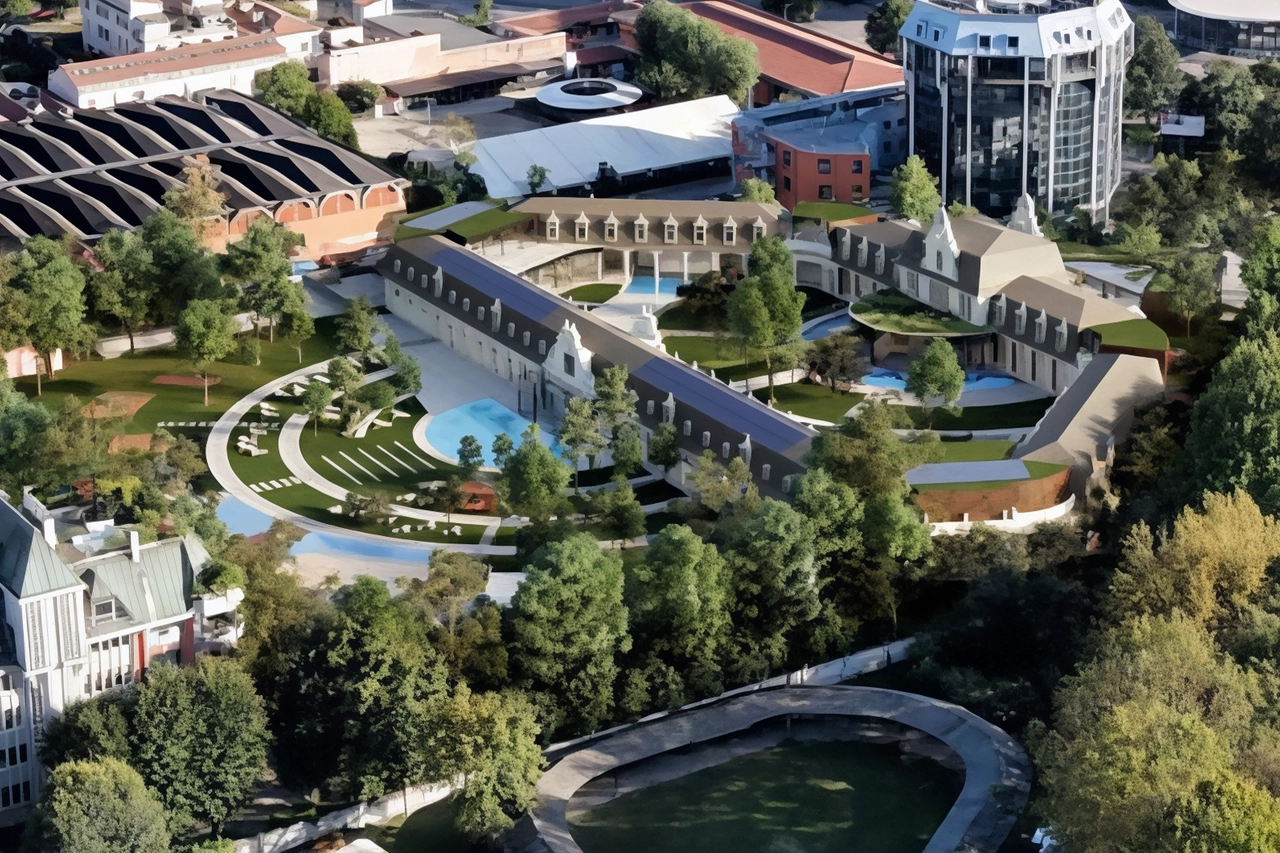 Attorno alle Scuderie De Montel un parco di 16.200 metri quadrati