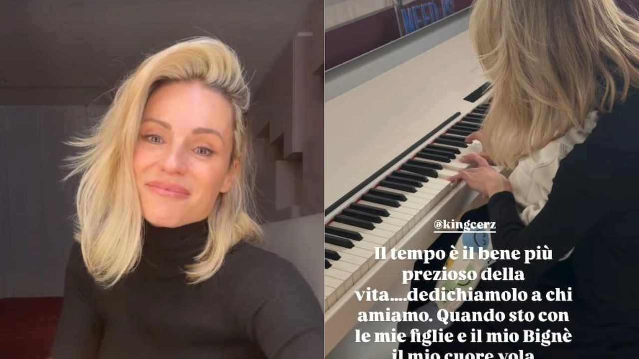 Michelle Hunziker nelle stories su Instagram (@therealhunzigram) Michelle Hunziker nelle stories su Instagram (@therealhunzigram)