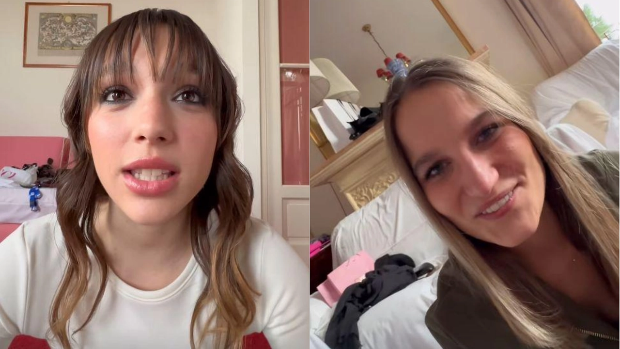 Sarah Toscano, 19enne di Vigevano in gara al Festival di Sanremo 2025 con il brano 'Amarcord', e Anna Folzi (Foto Instagram) Sarah Toscano, 19enne di Vigevano in gara al Festival di Sanremo 2025 con il brano 'Amarcord', e Anna Folzi (Foto Instagram)