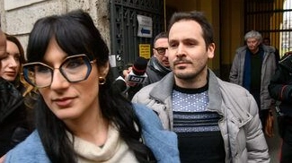 Andrea Sempio assieme alla sua amica e avvocata Angela Taccia, 35 anni Andrea Sempio assieme alla sua amica e avvocata Angela Taccia, 35 anni